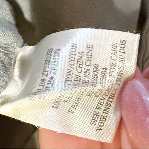 Z Supply Andi Twill Cargo Pant in Evergreen M - Picture 12 of 13